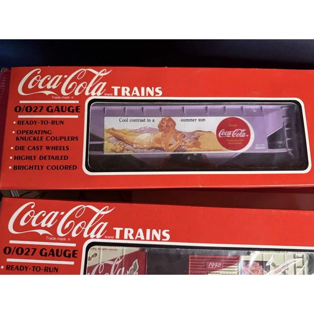 K-Line 1996 The Coca Cola Train Set For All Seasons k-1614A  0-27 Gauge